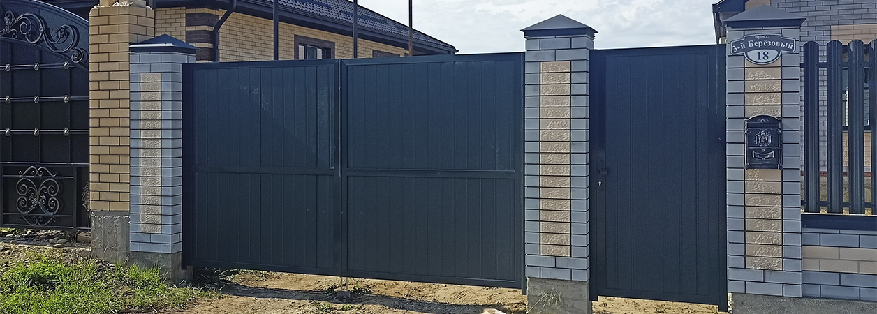 Въездные ворота в Адлере под ключ